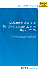Modernisierungs- und Beschleunigungsprogramm Bayern 2030