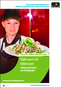 Link zur Publikation Bayerische Leitlinien Betriebsgastronomie