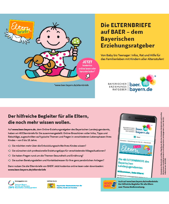 Detailansicht zu Flyer Elternbriefe