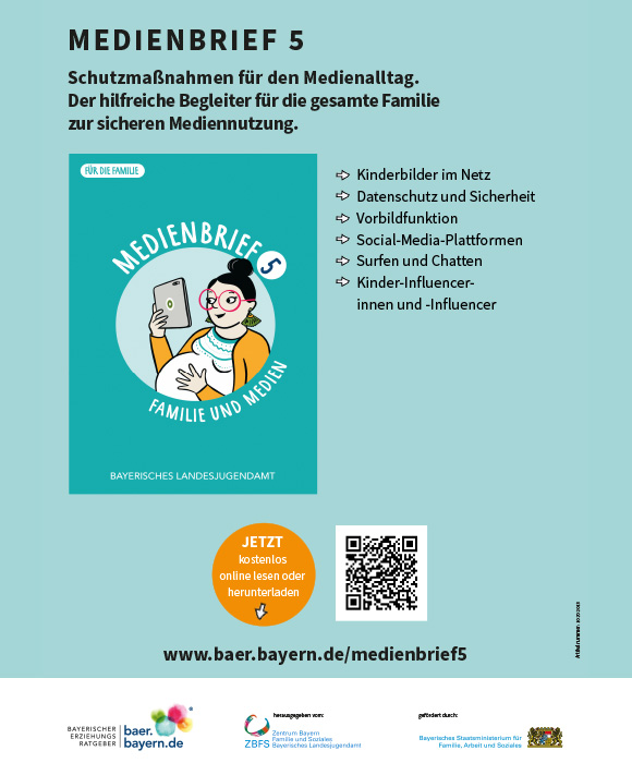 Detailansicht zu Flyer Medienbrief 5: Familie und Medien