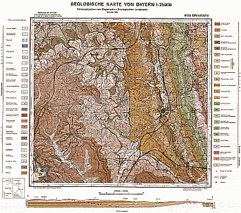 Produktbild 1 für den Artikel: Geologische Karte m. Erläuterung 1:25 000 6135 Creußen