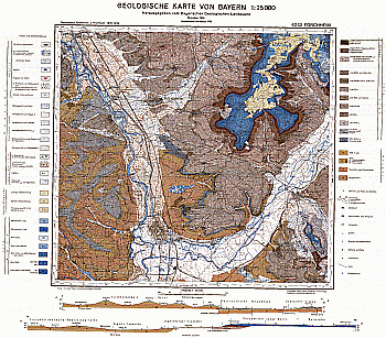 Produktbild 1 für den Artikel: Geologische Karte m. Erläuterung 1:25 000 6232 Forchheim