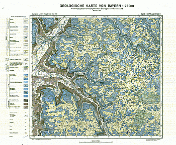 Produktbild 1 für den Artikel: Geologische Karte m. Erläuterung 1:25 000 6233 Ebermannstadt