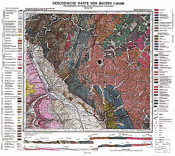 Produktbild 1 für den Artikel: Geologische Karte m. Erläuterung 1:25 000 5835 Stadtsteinach