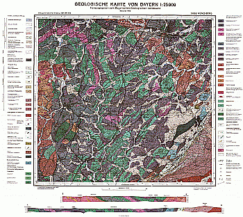 Produktbild 1 für den Artikel: Geologische Karte m. Erläuterung 1:25 000 5836 Münchberg