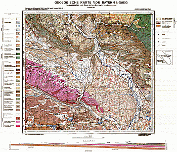 Produktbild 1 für den Artikel: Geologische Karte m. Erläuterung 1:25 000 6237 Grafenwöhr