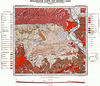 Produktbild 1 für den Artikel: Geologische Karte m. Erläuterung 1:25 000 6438 Schnaittenbach