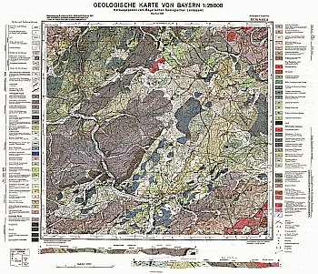 Produktbild 1 für den Artikel: Geologische Karte m. Erläuterung 1:25 000 5636 Naila