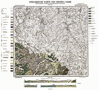 Produktbild 1 für den Artikel: Geologische Karte m. Erläuterung 1:25 000 5638 Bobenneukirchen