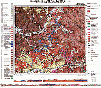 Produktbild 1 für den Artikel: Geologische Karte m. Erläuterung 1:25 000 5921 Schöllkrippen