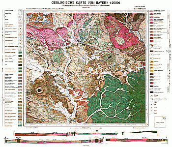 Produktbild 1 für den Artikel: Geologische Karte m. Erläuterung 1:25 000 6137 Kemnath