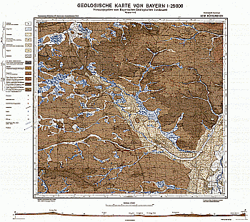 Produktbild 1 für den Artikel: Geologische Karte m. Erläuterung 1:25 000 6331 Röttenbach