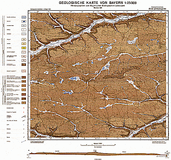 Produktbild 1 für den Artikel: Geologische Karte m. Erläuterung 1:25 000 6530 Langenzenn