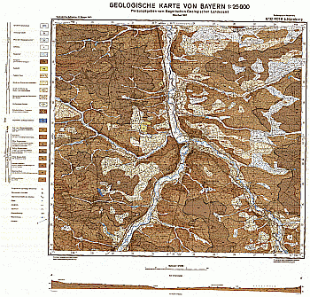 Produktbild 1 für den Artikel: Geologische Karte m. Erläuterung 1:25 000 6732 Roth b. Nürnberg