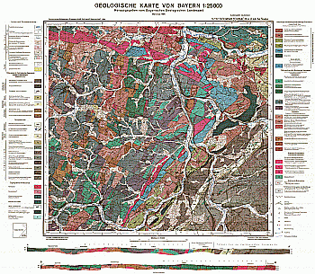 Produktbild 1 für den Artikel: Geologische Karte m. Erläuterung 1:25 000 5737 Schwarzenbach a. d. Saale