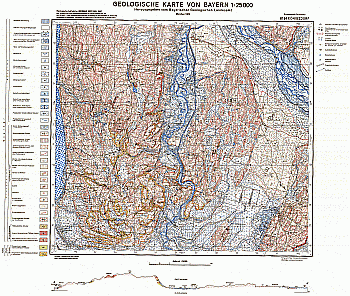 Produktbild 1 für den Artikel: Geologische Karte m. Erläuterung 1:25 000 8134 Königsdorf