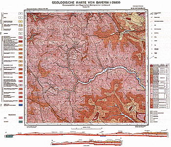 Produktbild 1 für den Artikel: Geologische Karte m. Erläuterung 1:25 000 6022 Rothenbuch