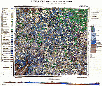 Produktbild 1 für den Artikel: Geologische Karte m. Erläuterung 1:25 000 6334 Betzenstein