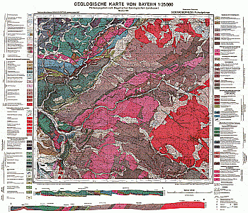 Produktbild 1 für den Artikel: Geologische Karte 1:25 000 5936 Bad Berneck