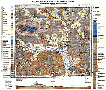 Produktbild 1 für den Artikel: Geologische Karte 1:25 000 6929 Wassertrüdingen