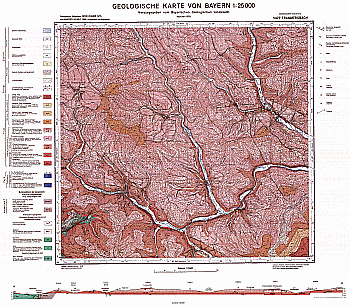 Produktbild 1 für den Artikel: Geologische Karte 1:25 000 5922 Frammersbach