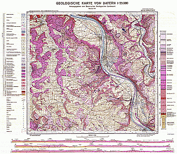 Produktbild 1 für den Artikel: Geologische Karte 1:25 000 6024 Karlstadt