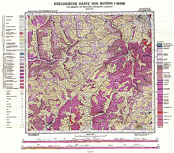 Produktbild 1 für den Artikel: Geologische Karte 1:25 000 6124 Remlingen