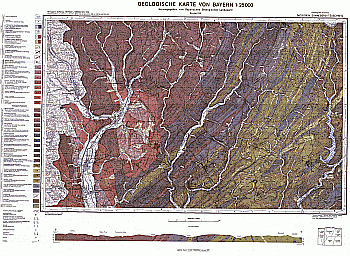 Produktbild 1 für den Artikel: Geologische Karte 1:25 000 5633/5634 Sonneberg/Teuschnitz