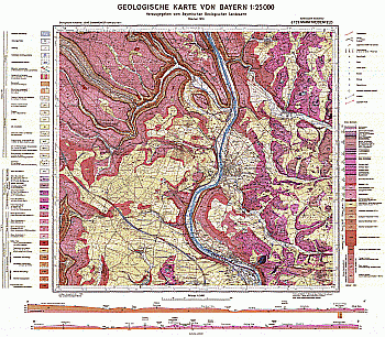 Produktbild 1 für den Artikel: Geologische Karte 1:25 000 6123 Marktheidenfeld