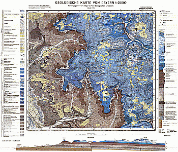 Produktbild 1 für den Artikel: Geologische Karte 1:25 000 6132 Buttenheim