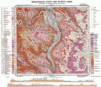 Produktbild 1 für den Artikel: Geologische Karte 1:25 000 6023 Lohr a. Main