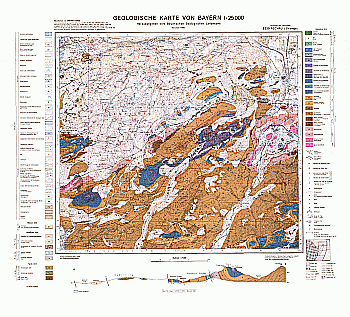 Produktbild 1 für den Artikel: Geologische Karte 1:25 000 8239 Aschau i. Chiemgau