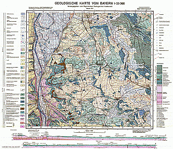 Produktbild 1 für den Artikel: Geologische Karte 1:25 000 6027 Grettstadt