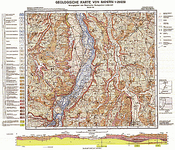 Produktbild 1 für den Artikel: Geologische Karte 1:25 000 7941 Trostberg