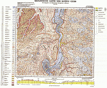 Produktbild 1 für den Artikel: Geologische Karte 1:25 000 8131 Schongau