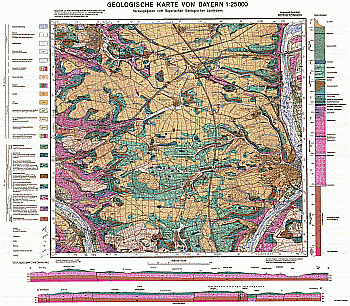 Produktbild 1 für den Artikel: Geologische Karte 1:25 000 6226 Kitzingen