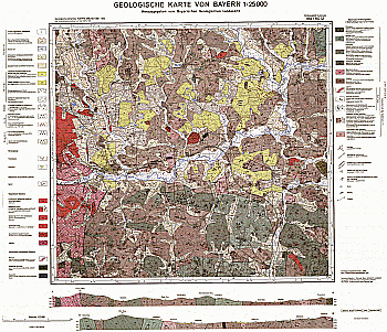 Produktbild 1 für den Artikel: Geologische Karte 1:25 000 6641 Rötz