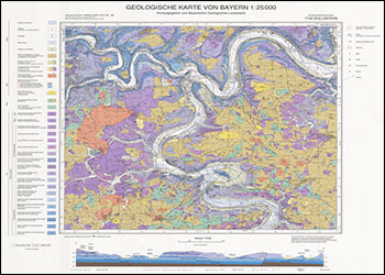 Produktbild 1 für den Artikel: Geologische Karte 1:25 000 7132 Dollnstein