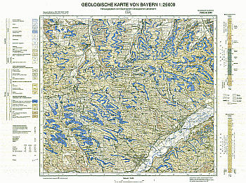 Produktbild 1 für den Artikel: Geologische Karte 1:25 000 7440 Aham