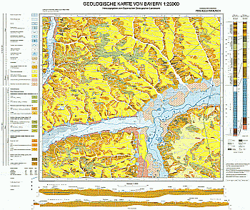 Produktbild 1 für den Artikel: Geologische Karte 1:25 000 7535 Allershausen