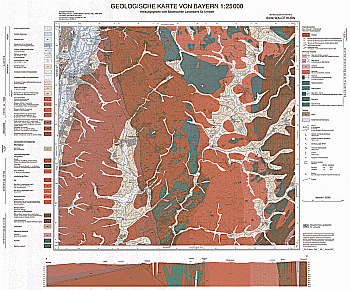 Produktbild 1 für den Artikel: Geologische Karte 1:25 000 6339 Waldthurn