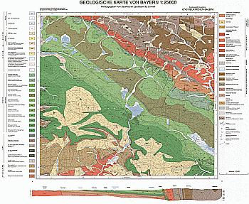 Produktbild 1 für den Artikel: Geologische Karte 1:25 000 6740 Neukirchen-Balbini