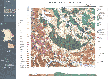 Produktbild 1 für den Artikel: Geologische Karte 1:25 000 6743 Neukirchen b. Hl. Blut