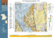 Produktbild 1 für den Artikel: Geologische Karte 1:25 000 7626 Ulm-Südost (Neu-Ulm)