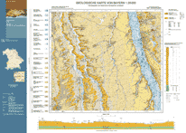 Produktbild 1 für den Artikel: Geologische Karte 1:25 000 7627 Ichenhausen