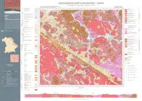 Produktbild 1 für den Artikel: Geologische Karte 1:25 000 Blatt 6842 Miltach