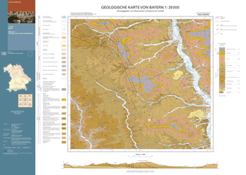 Produktbild 1 für den Artikel: Geologische Karte 1:25 000 5930 Ebern