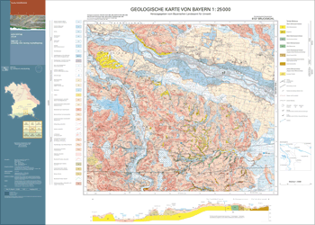 Produktbild 1 für den Artikel: Geologische Karte 1:25 000 8137 Bruckmühl