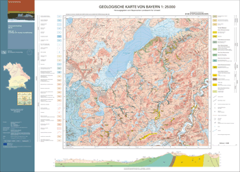 Produktbild 1 für den Artikel: Geologische Karte 1:25 000 8139 Stephanskirchen