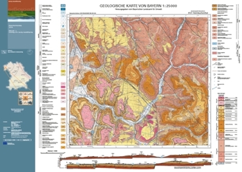 Produktbild 1 für den Artikel: Geologische Karte 1:25 000  6121 Heimbuchenthal